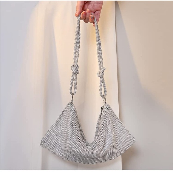 Bags | Rhinestone Shoulder Bag | Poshmark